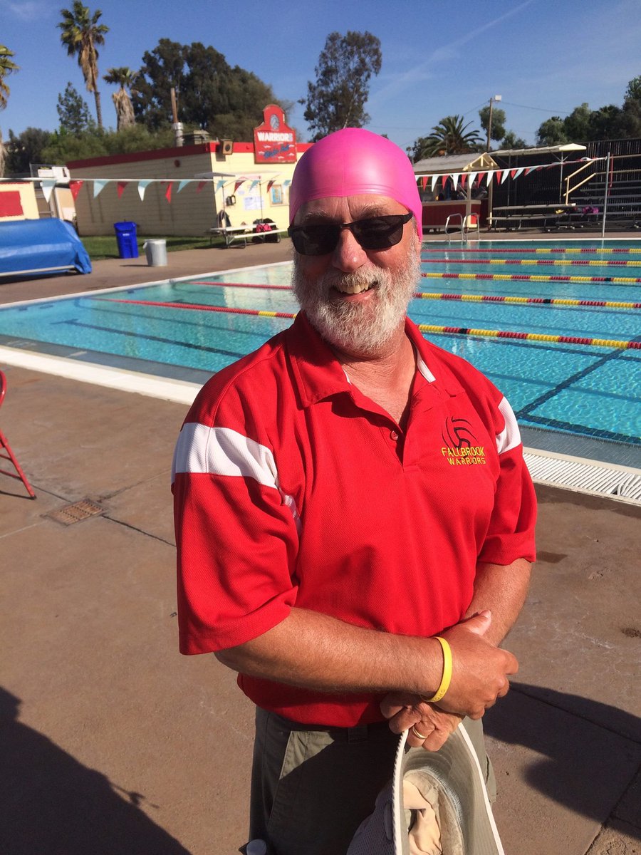 FallbrookSwim's tweet image. Our head coach, Sean🐠