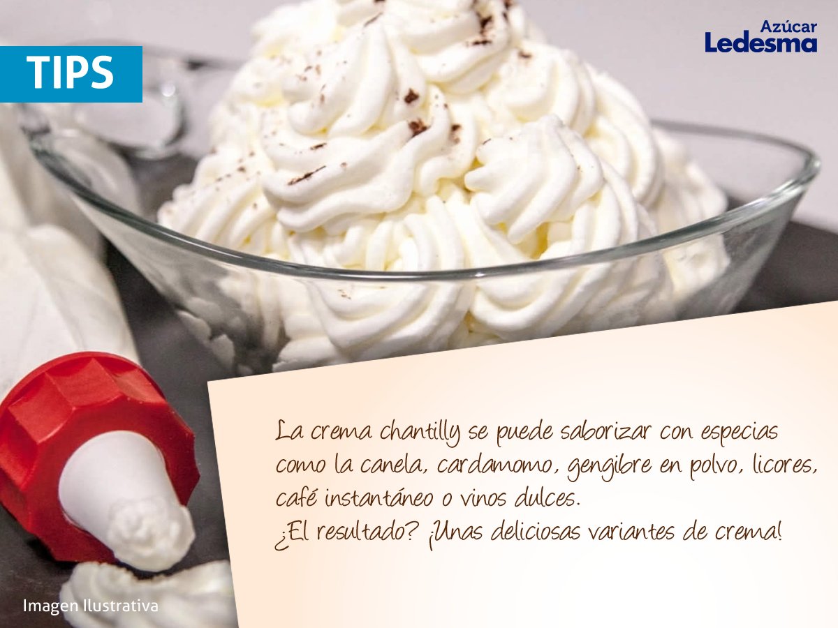 #TIPS #CremaChantilly #Variantes ¿Cómo preparás vos las variantes de crema Chantilly?