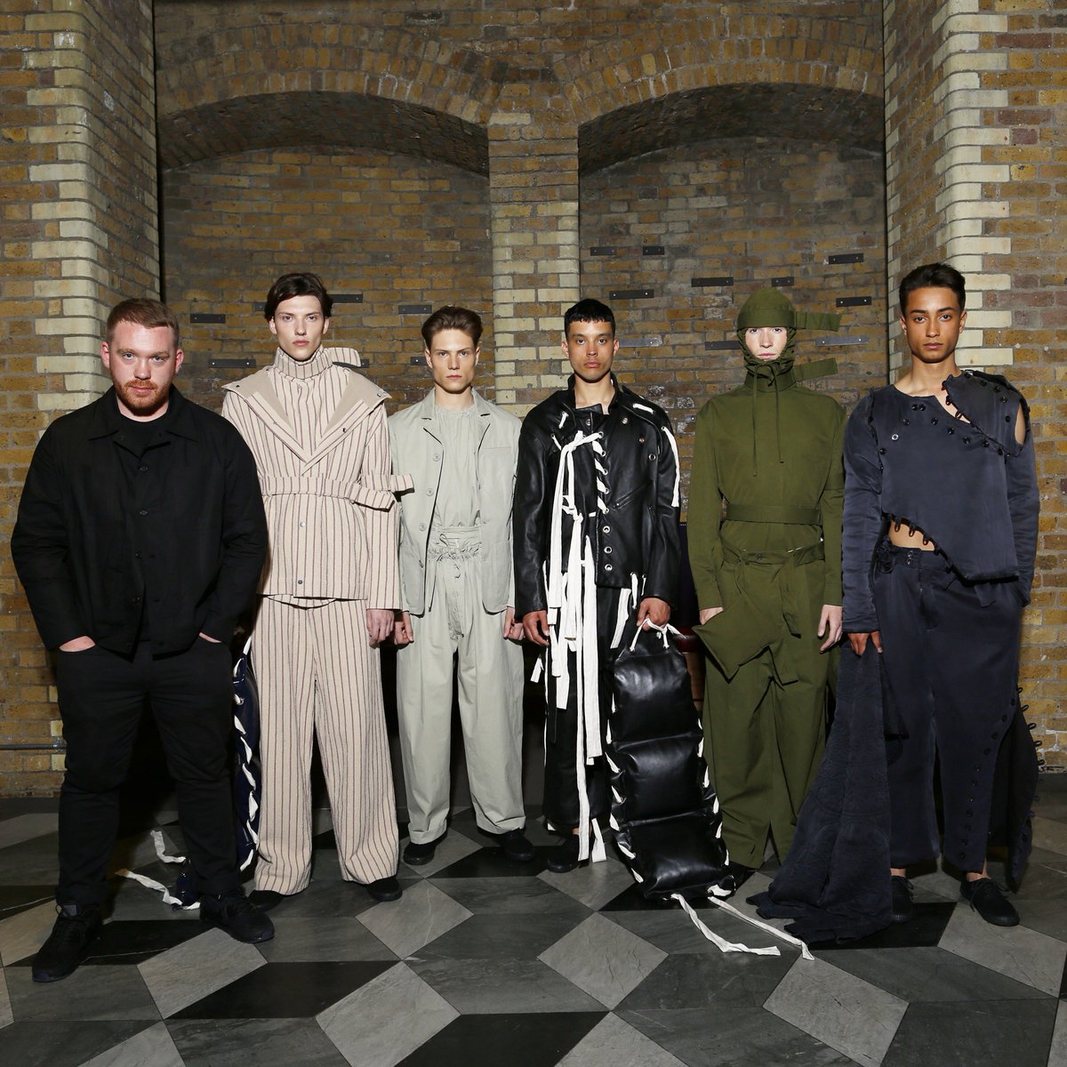 BFC/GQ Designer Menswear Fund nominee @Craig_Green_UK at the 2016 judging day - winner announced this evening