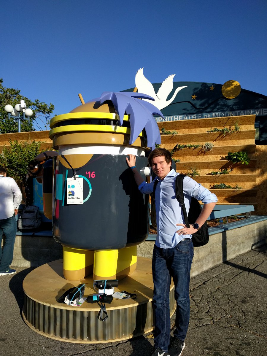 Just checked in with <a href="/mike_penz/">Mike Penz</a> from #netural  at #io16