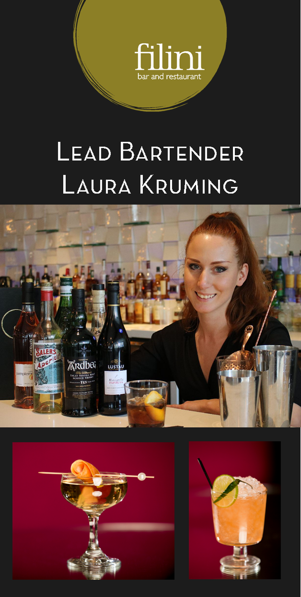 FiliniChicago's tweet image. Just days away from the annual @NRAShow! Our very own Laura K. will be showcasing some of her creative #cocktails