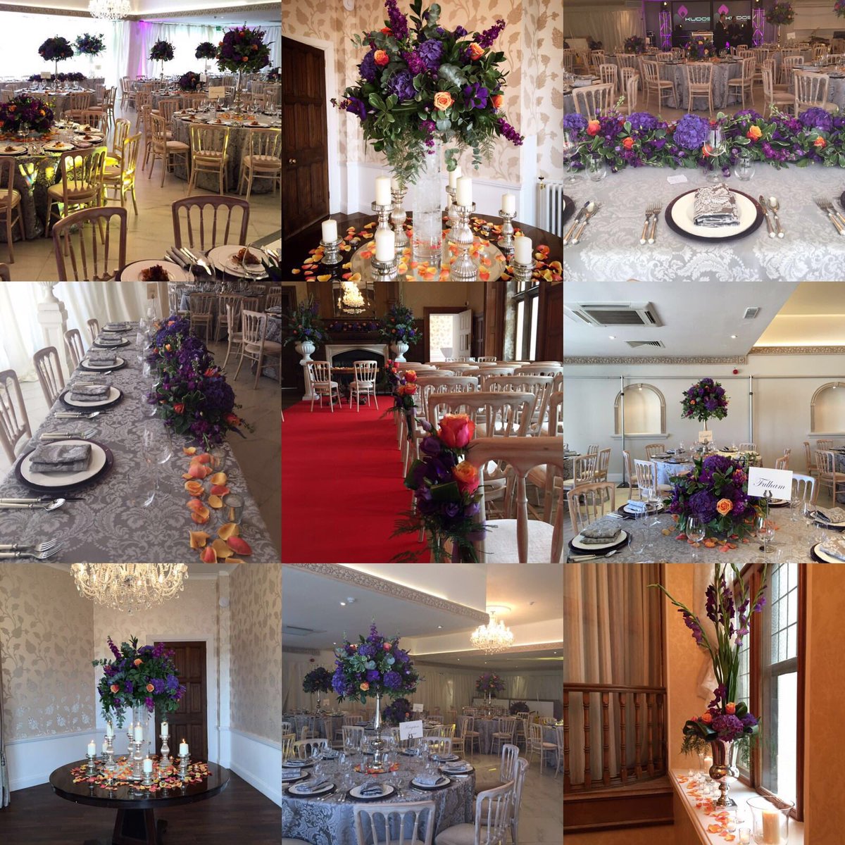 Our day @FroylePark on Sunday, we filled the venue with bold purples and orange
