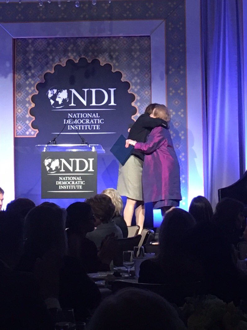 madeleine's tweet photo. .@amyklobuchar, thanks so much for keynoting #NDIMKA. You are a perfect example of how women can get the job done! https://t.co/h9bvCfgbo5