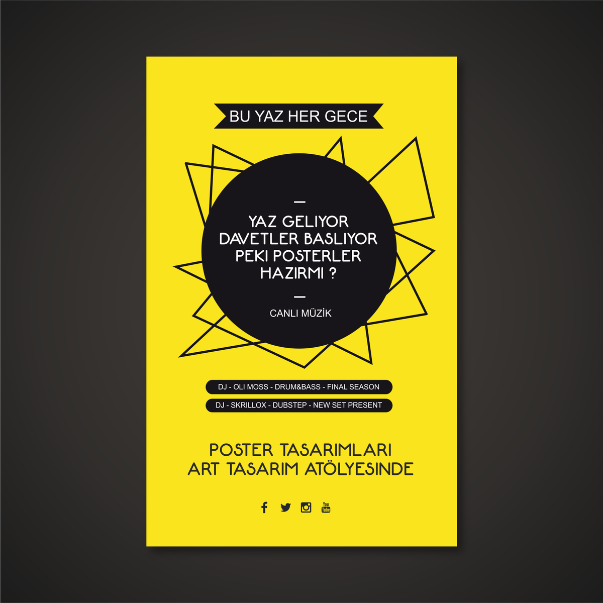 #Yaz Geldi #parti lerinizin #poster leri hazır mı ?