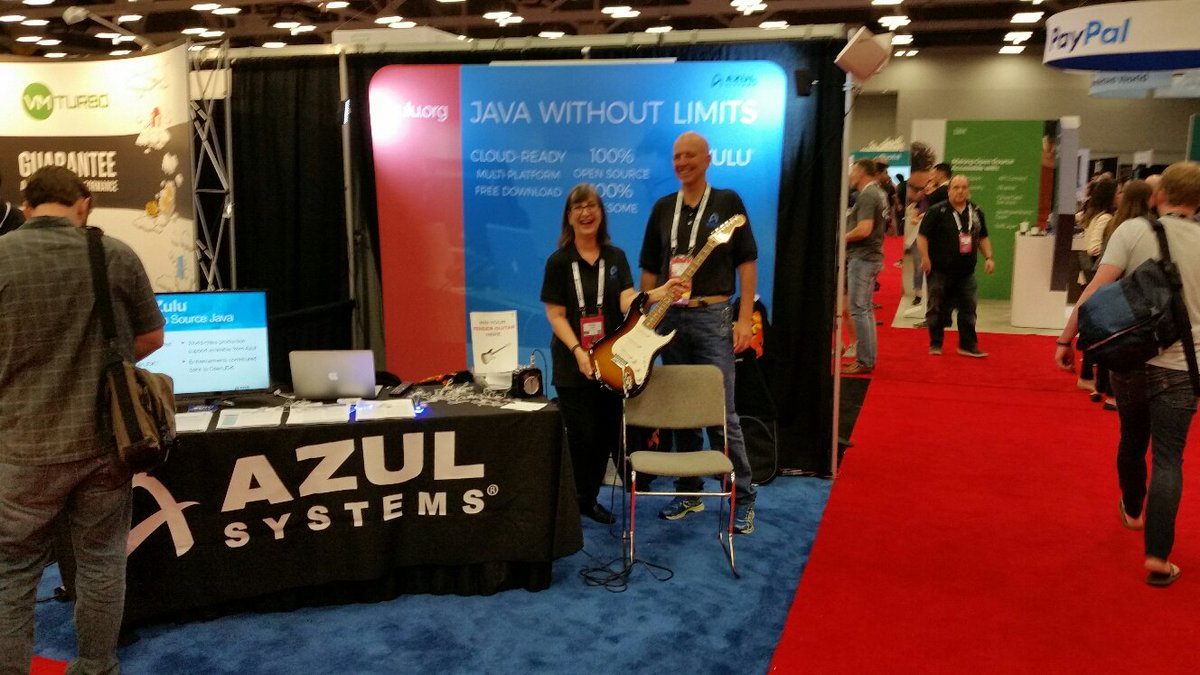 AzulSystems's tweet image. Rock Your Java! #AzulSystems Booth 205 #OSCON