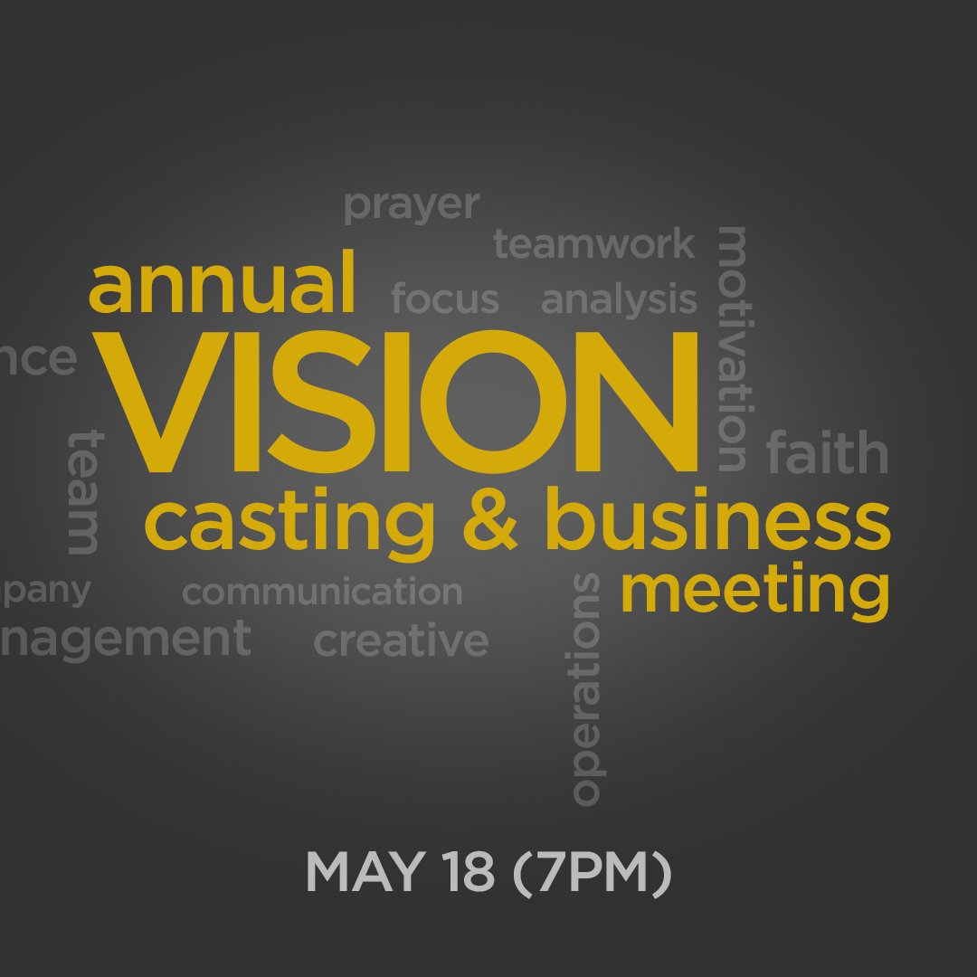 Join us tonight for our Annual Business Meeting.  Registration will begin at 6:30.