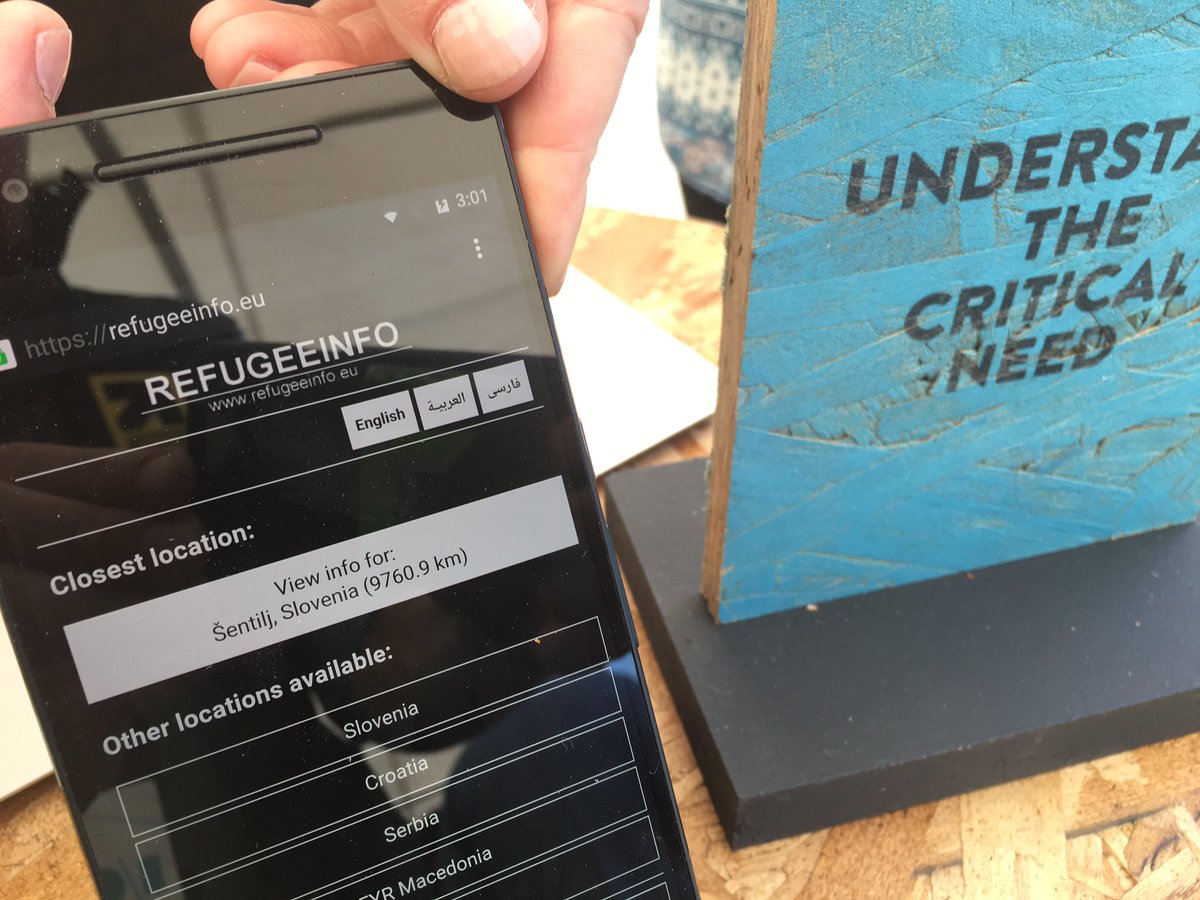 TylerJump's tweet image. Check out how @theIRC @mercycorps &amp;amp; @google are using tech to support refugees in Europe. In the Sandbox at #IO16