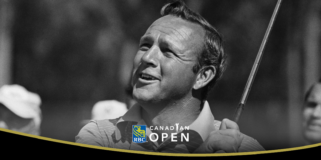 RBCCanadianOpen's tweet photo. Did you know? Arnold Palmer's first tour win was at the RBC Canadian Open in 1955 #RBCCO https://t.co/DAYlq3Exku
