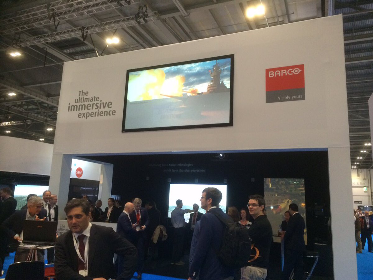 Going to #ITEC2016? Check out the quality projection at the <a href="/Barco/">Barco</a> stand D120 on <a href="/ProjectaScreens/">Da-Lite in EMEA</a>  #HDProgressive!