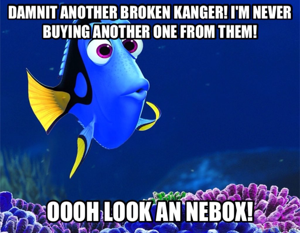 Gave me a giggle. I literally said the same thing...and now ordering the NeBox.Please let my Kanger curse be broken!