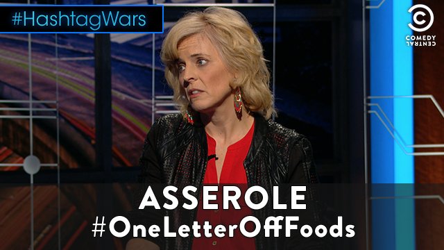 midnight's tweet photo. Put on your bib and dig in, it's last night's #OneLetterOffFood
Watch the clip:
https://t.co/eFSiy6r6Sq https://t.co/puzES7FSTX