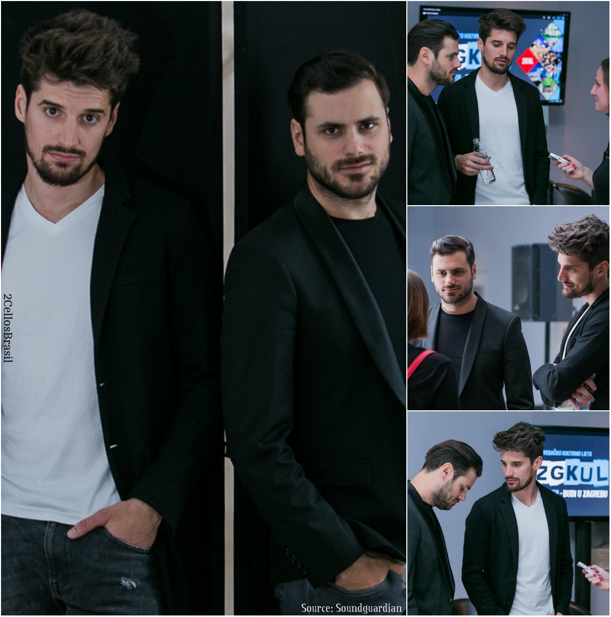 2cellosBrasil's tweet photo. Tem entrevista traduzida dos 2CELLOS para o #soundguardian em nossa página no FB! confira► https://t.co/hj8OvwEdZP https://t.co/LOmiWbvrv9