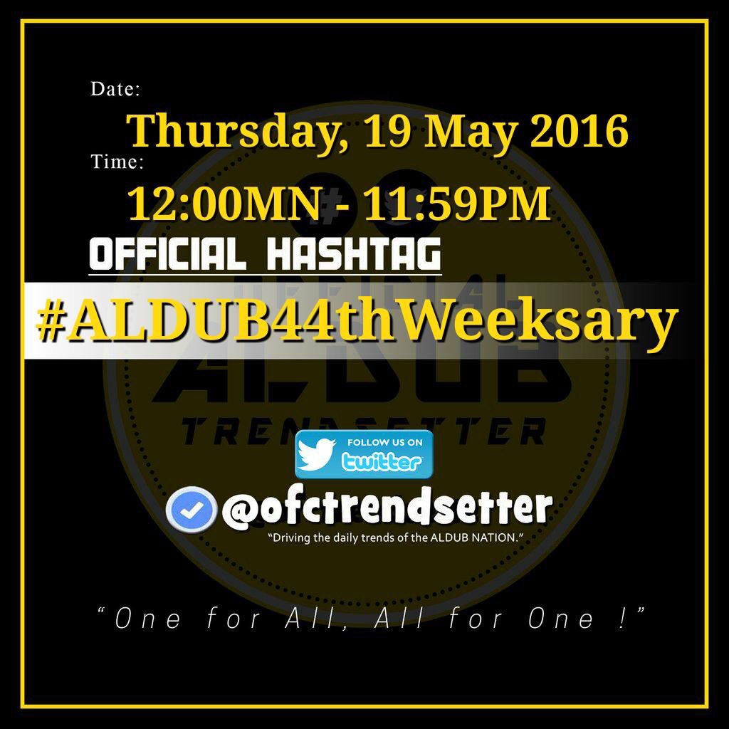 ofctrendsetter's tweet photo. "To love in spite of all is the secret of greatness." - L.R.H.

Our OHT : #ALDUB44thWeeksary 

HAPPY WEEKSARY ! 🐼 https://t.co/JZKperYf5Q