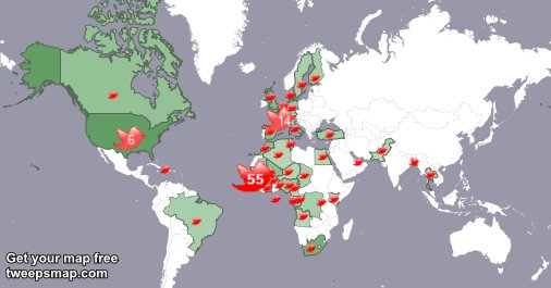 ballamine's tweet image. Selon tweepsmap.com/!ballamine Mes followers vivent en: Sénégal(55%),France(14%),États-Unis(6%)