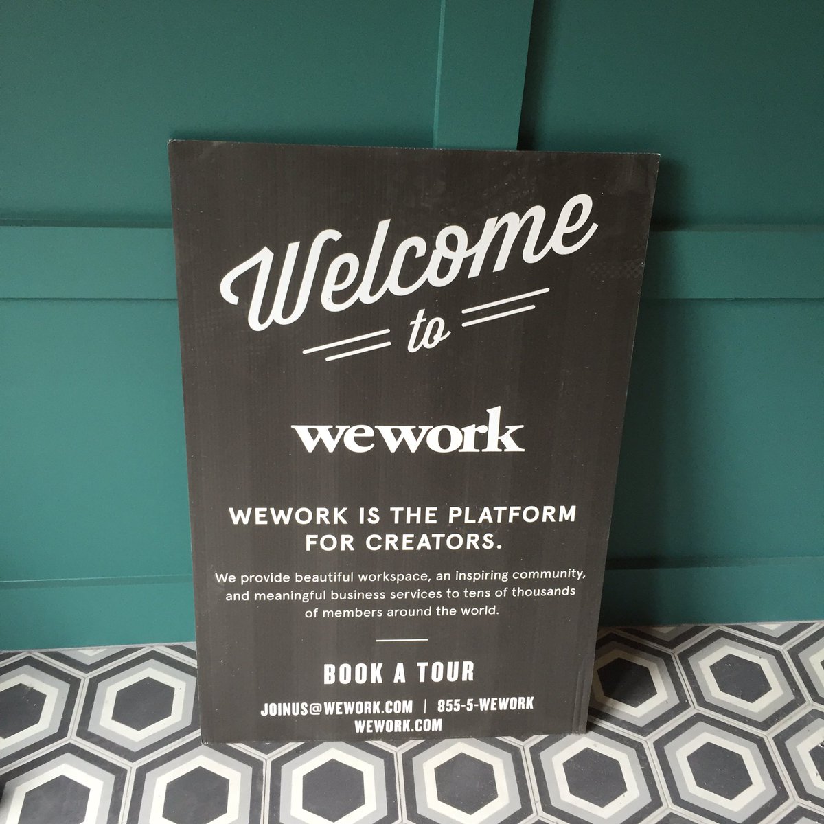 ADHD_Alchemist's tweet photo. Excited for the tour today in #NorthLibs #wework #weworkphl @WeWorkPHL 👍😄 https://t.co/jKt8T0NYY9