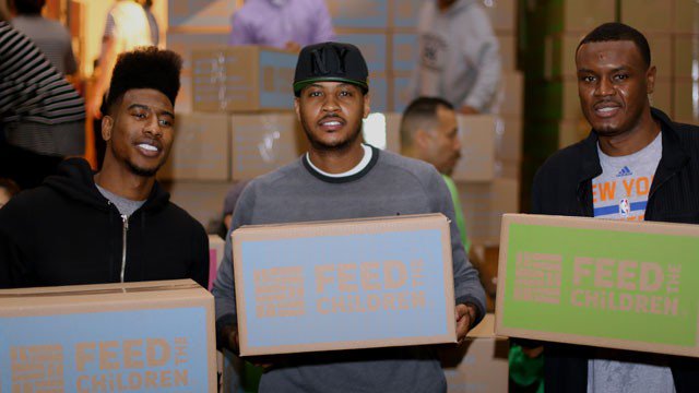 carmeloanthony's tweet photo. I'm PROUD to be able to help my community. Last day to vote so RT w/ #CarmeloAnthony &amp; #NBACommunityAssist #StayMe7o https://t.co/KlGjjIWdYY