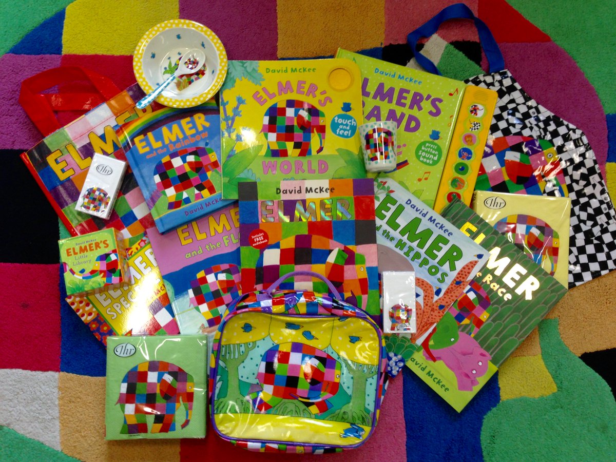 AndersenPress's tweet photo. Who's excited for #ElmerDay!? RT and follow to win a bundle of Elmer goodies worth over £100! Ends Friday, UK only https://t.co/DJ87PDhCiY