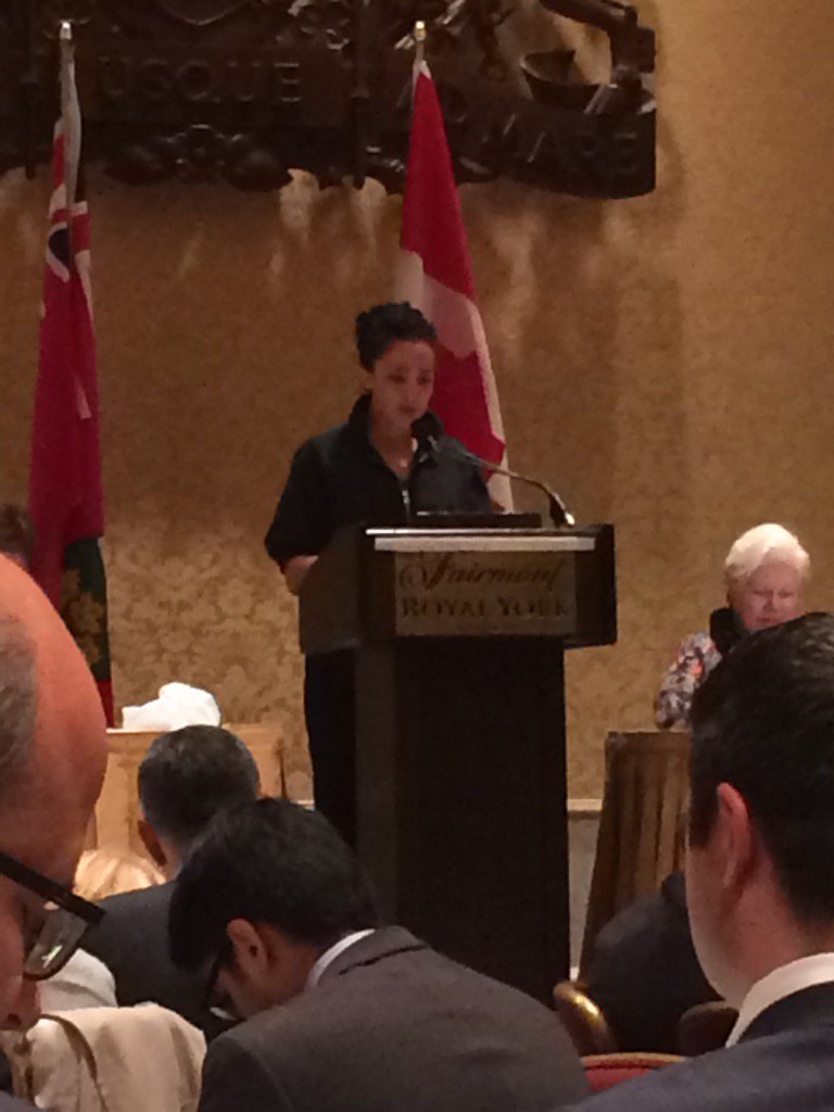 IntricitiALANA's tweet photo. An inspiring leader @ShailaVisser leading us in the Prayer for Leadership @OntarioPrayer Breakfast. #ONPrayer16 https://t.co/BDWRv4IbC2