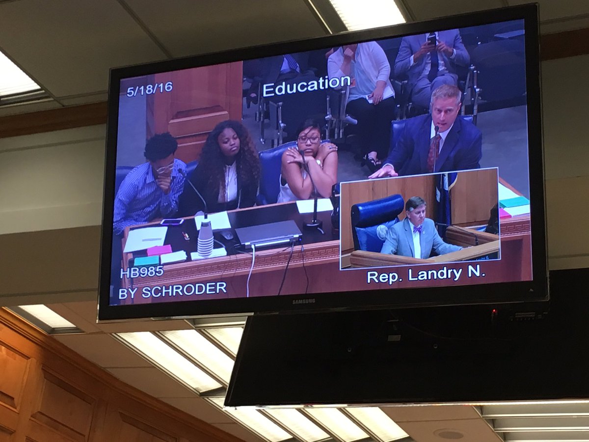 LouisianaStand's tweet photo. It's wonderful to see students testify about the need to support and require students apply for #fafsa #LaEd https://t.co/9ihytpXe7d