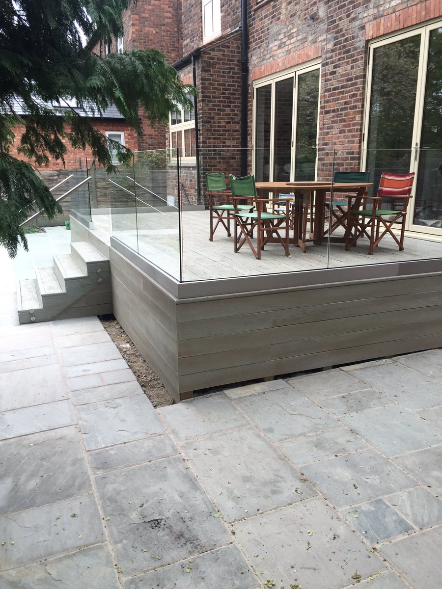Just finished this new glass balustrading for a client in Didsbury.