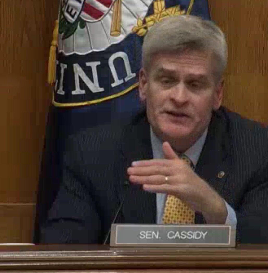 "I don't think there is any school district in the nation which screens 4 #dyslexia in Gr.1" <a href="/BillCassidy/">Bill Cassidy, M.D.</a> at #ESSA