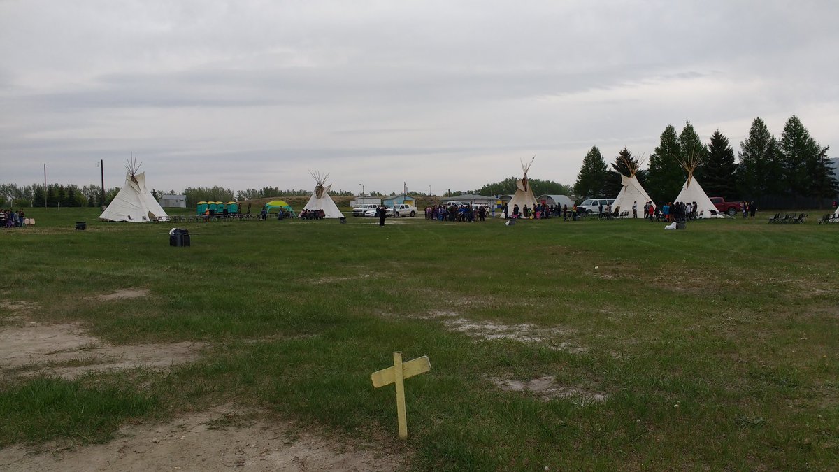 poundmaker56's tweet image. Participating @ DISSCO Traditional Interschool Powwow and History Project at the Exhibition Grounds. Lovely weather!