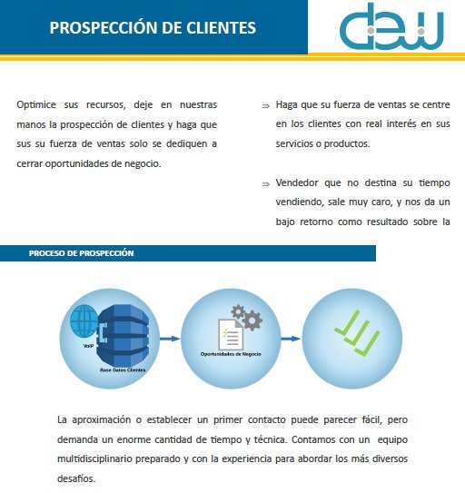 DewServicios's tweet photo. Optimiza tu recursos y deja en nuestra manos la prospección Dew Contact Center https://t.co/dP0dL5P6Ku