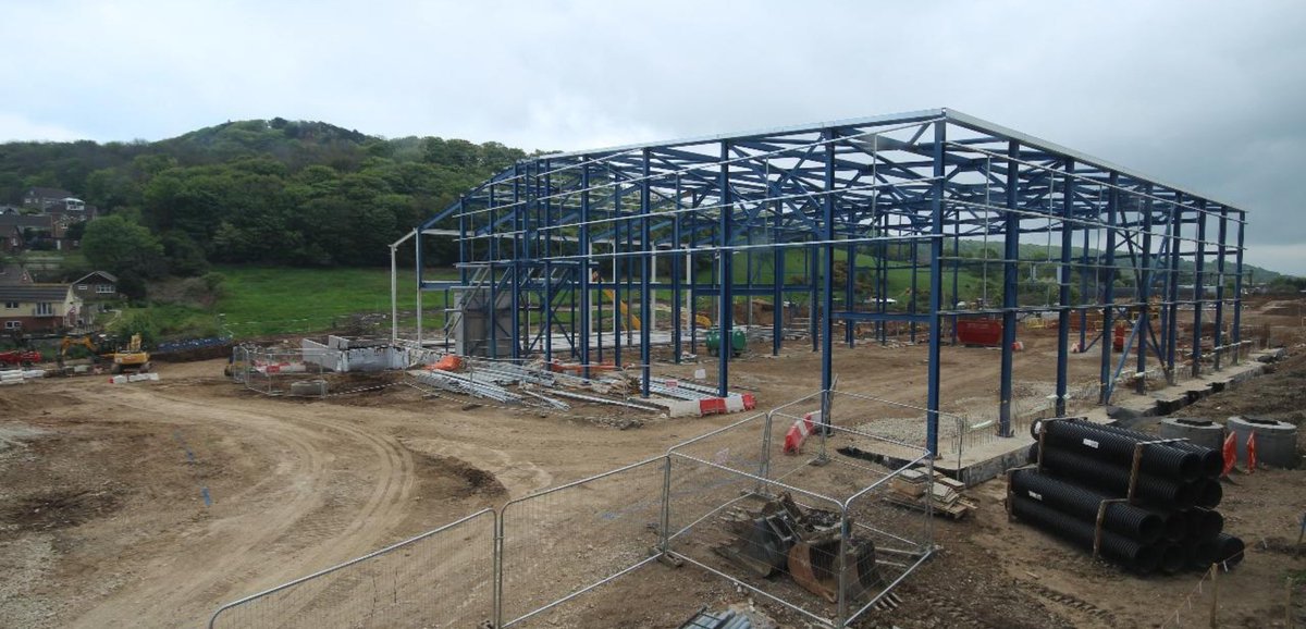 WillmottDixon's tweet image. Outline of Scarborough Leisure Village and new home for @safc taking shape