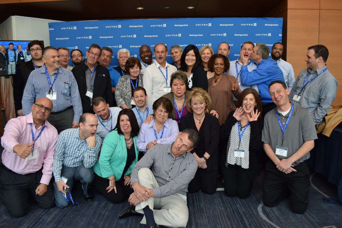 Peanutbunny1's tweet photo. United Airport Ops Leadership Conference #beingunited @weareunited - ORD team being silly! #ORDAO https://t.co/PXFdz07RT3