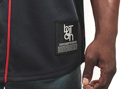 Butan_Official's tweet photo. Woven patch detail | Iziqhaza baseball shirt https://t.co/7dZ9pZSjIP