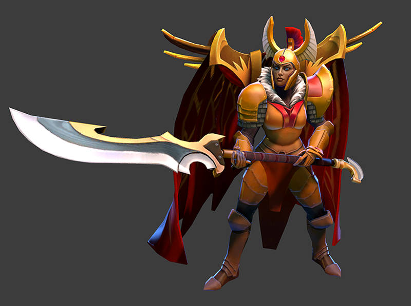 “Work in progress preview of Legion Commander's "Legacy o...
