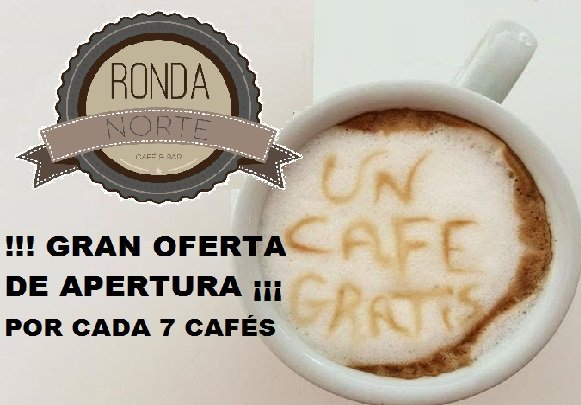 CafeRonda's tweet photo. Por cada 7 el 8 es gratis!!! https://t.co/WZryBkUL6m