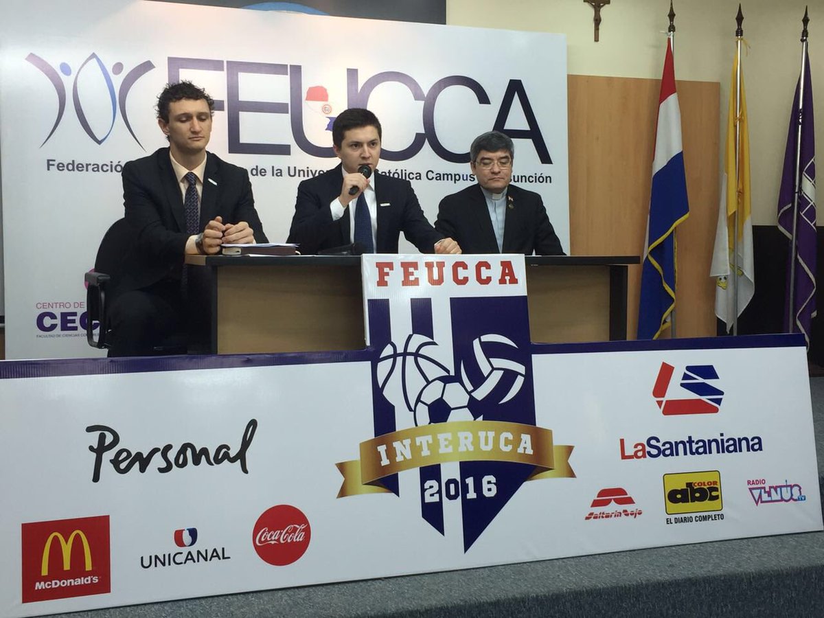 feuccapy's tweet photo. LANZAMIENTO OFICIAL DEL INTERUCA 2016 🙌🏼⚽️🏐🏀💪🏻 https://t.co/q3nwtx2Fzd