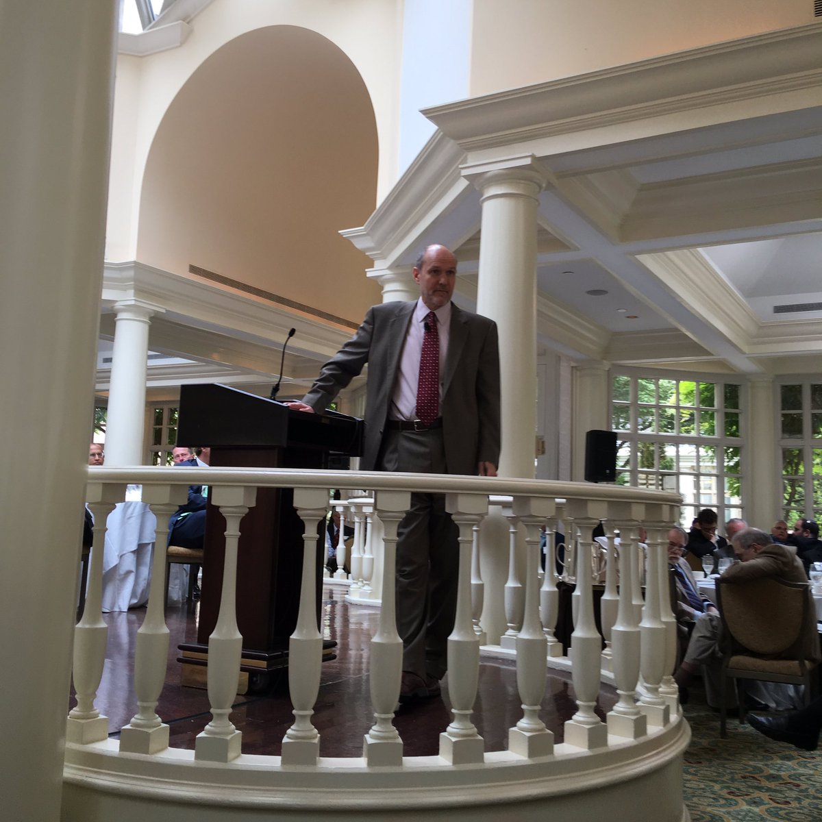 Shawington's tweet image. StephenWalt is sympathetic 2 democracy 4 DC. Question gained applause from audience. #advancingsecurity #LiberateDC