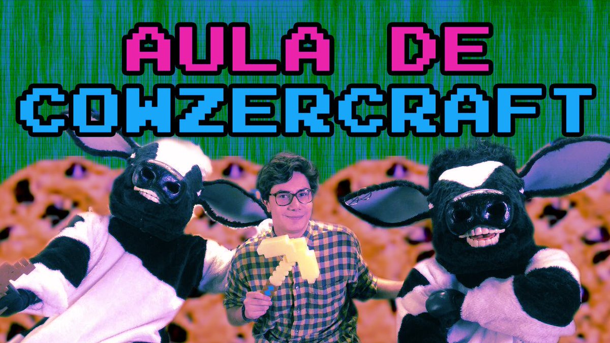 VacaToddyBrasil's tweet photo. Quarto com a outra metade do #MITW, digo, TazerCraft no ar! Cowzercraft com muita chocobase: https://t.co/lRj3aTzety https://t.co/jKJXgN544j