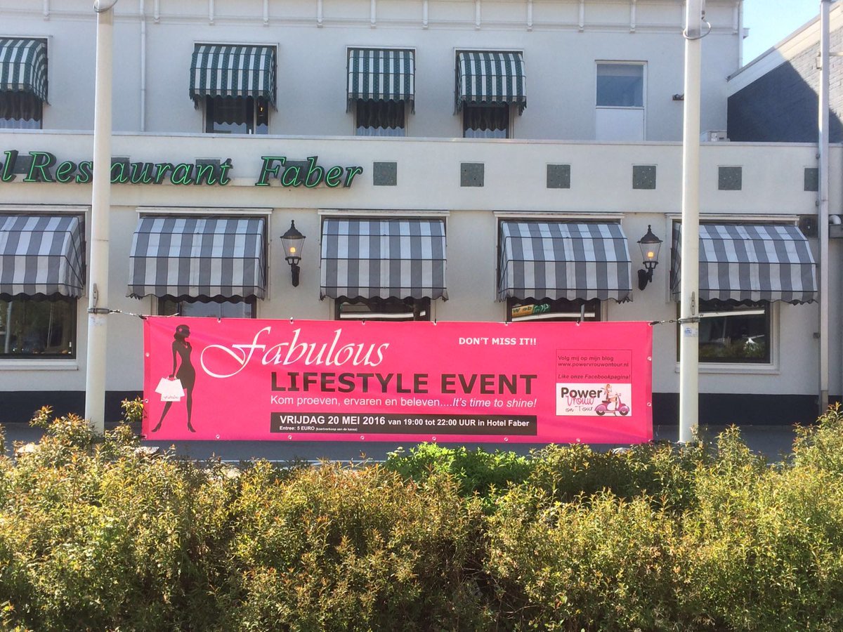 Fabulous Lifestyle Event Hotel Faber Hoogezand a.s. vrijdagavond. Don't miss it!! powervrouwontour.nl