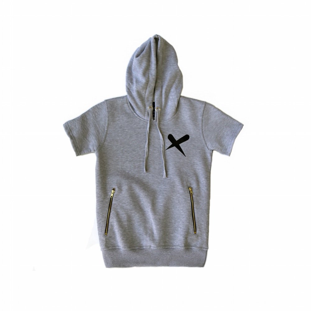X LABEL // Latest trends include rocking the short sleeve hoodie. Available now at pusherscollective.com