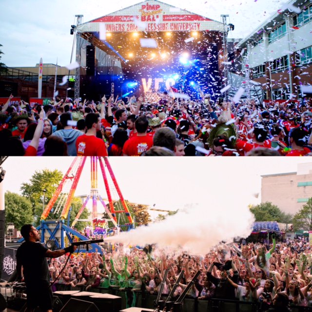 We’ll be taking over the SU car park with this MASSIVE stage. Catch the acts here from 4pm till 11.30pm at #tufling