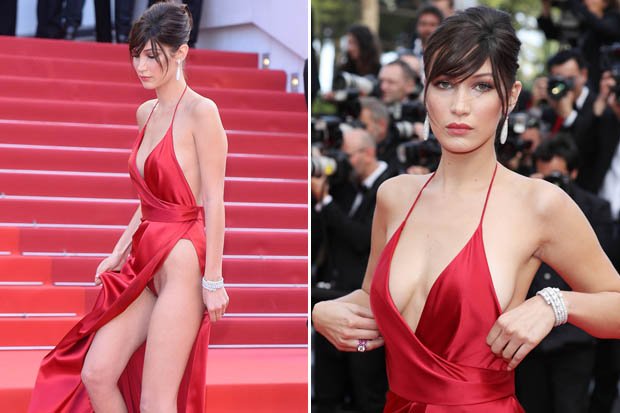 Image result for bella hadid wardrobe malfunctions