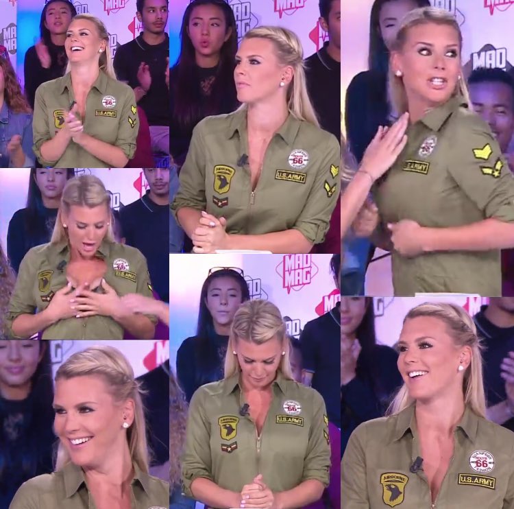 XavierDansLaTv's tweet photo. #Photos @Amelie_Officiel très jolie ce soir sur le plateau du #MadMag dans sa combi militaire @Les_Soeurs_K ! 👌🏻🔥😍 https://t.co/5ktk59dLCo