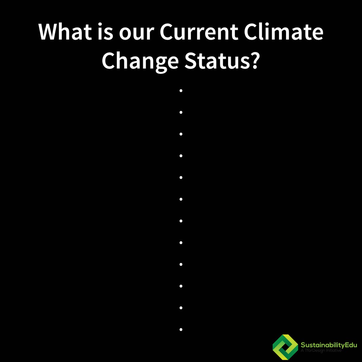 What's our current status with #ClimateChange? #follow #SustainabilityEdu #Instagram 4 more instagram.com/sustainability…