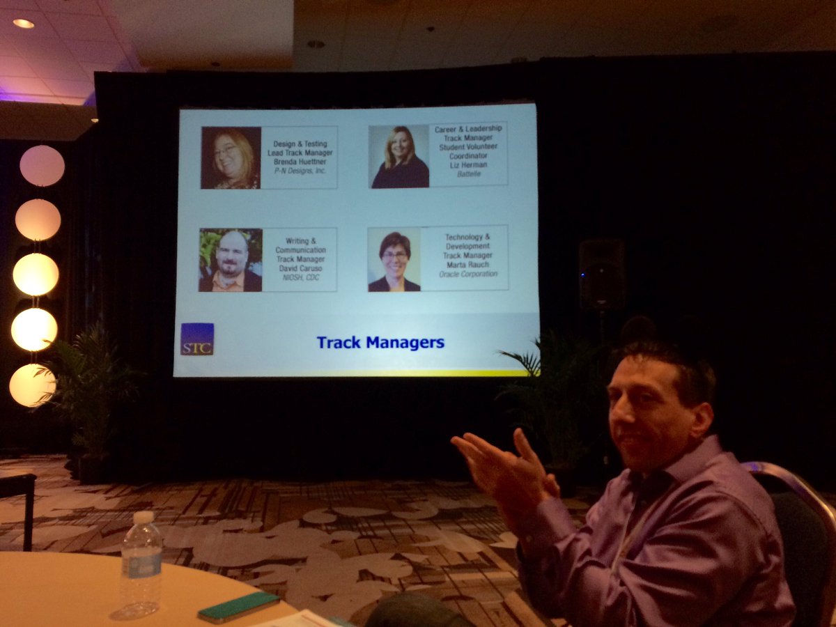 Thank you #stc16 conference committee!
<a href="/TechCommTodd/">Todd DeLuca</a> <a href="/j_gillenwater/">Jamie Gillenwater</a> <a href="/dccd/">David L. Caruso</a> <a href="/bphuettner/">Brenda Huettner</a> <a href="/dr_herman/">Dr. Liz Herman</a> <a href="/martarauch/">Marta Rauch</a>