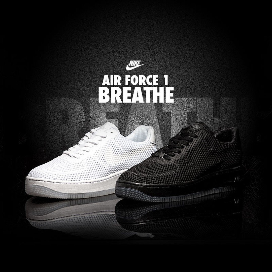 nike air force 1 low upstep breathe trainers