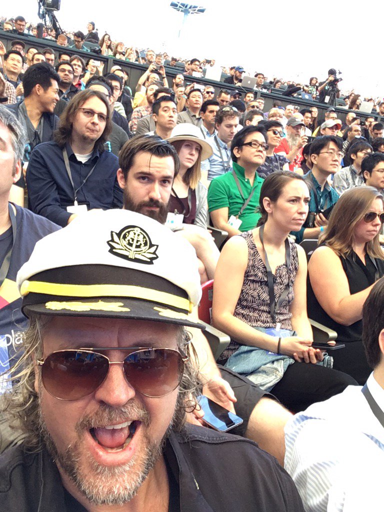 I love the future of Google. #io16 watch captain hardwear to create the ultimate user experience.