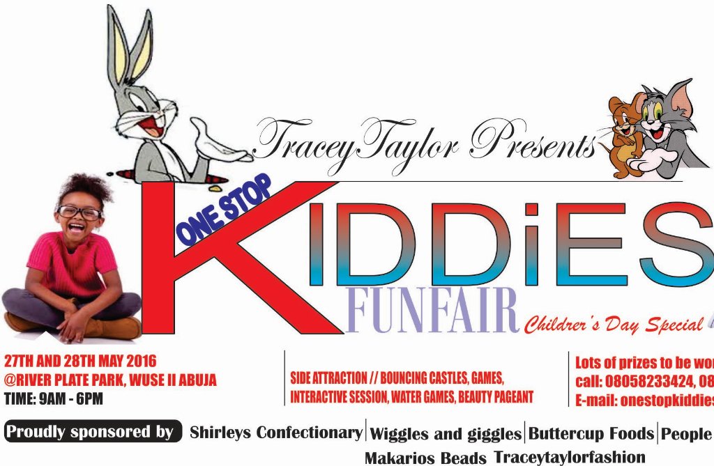 ChildrenFunFare's tweet image. Its the countdown! May 27th-28th, @ River plate park, Wuse 2, Abuja. Dont miss out...