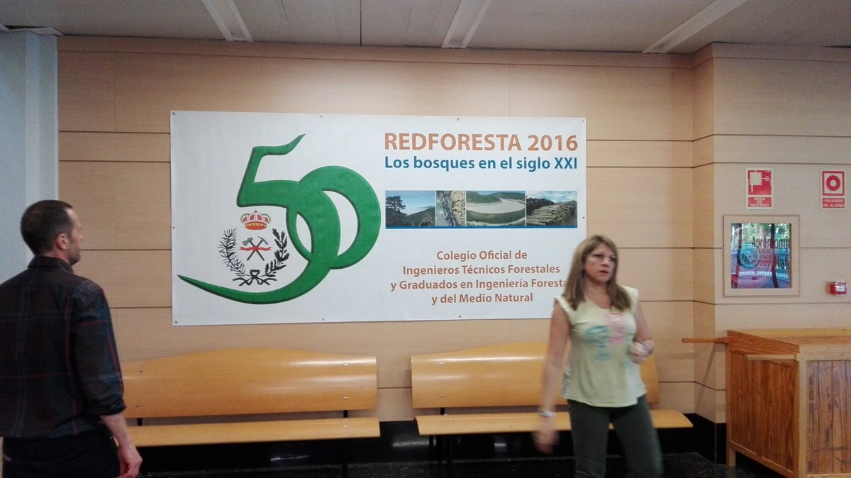 IngForestal50's tweet image. Todo listo para el comienzo mañana de #Redforesta2016 Levante en Universidad Politécnica de Valencia