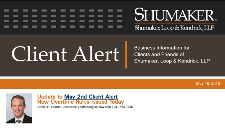 SLKLAW's tweet image. New #OvertimeRules Issued Today. bit.ly/27AFvN9