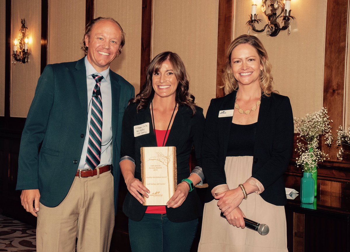 VVJCVail's tweet photo. Thank you to our Wellness Committee for making us the 2015 @VVPartnership Healthiest Workplace! Congrats VVJC team! https://t.co/g92KGeHlAF