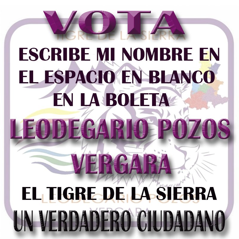 LeoPozosV's tweet photo. #CandidatoSinRegistro un verdadero ciudadano #LeodegarioPozosVergara #ElTigredelaSierra .#candidatosSinRegistro https://t.co/lolQ6VbkE4