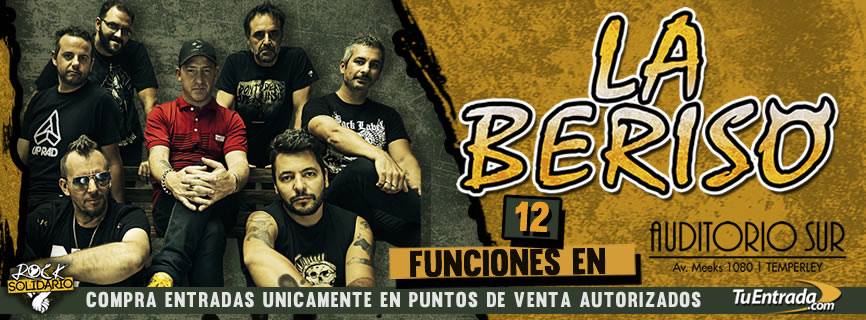 Se vienen 12 funciones de La <a href="/laberisorock/">La Beriso</a>  en #auditoriosur
Ya sabés a qué fecha vas a ir?